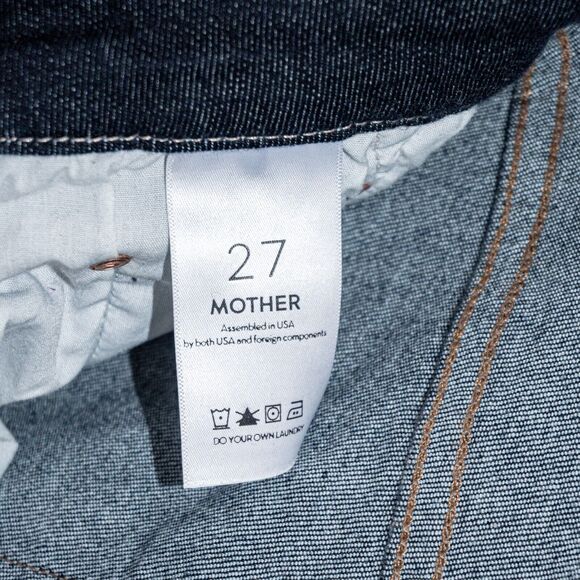 MOTHER Denim Women's The Looker Jeans in Blue Too Good To Be True size 27 - Picture 6 of 13
